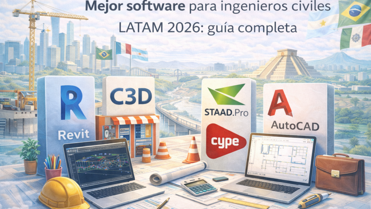 Mejor software para ingenieros civiles LATAM 2026
