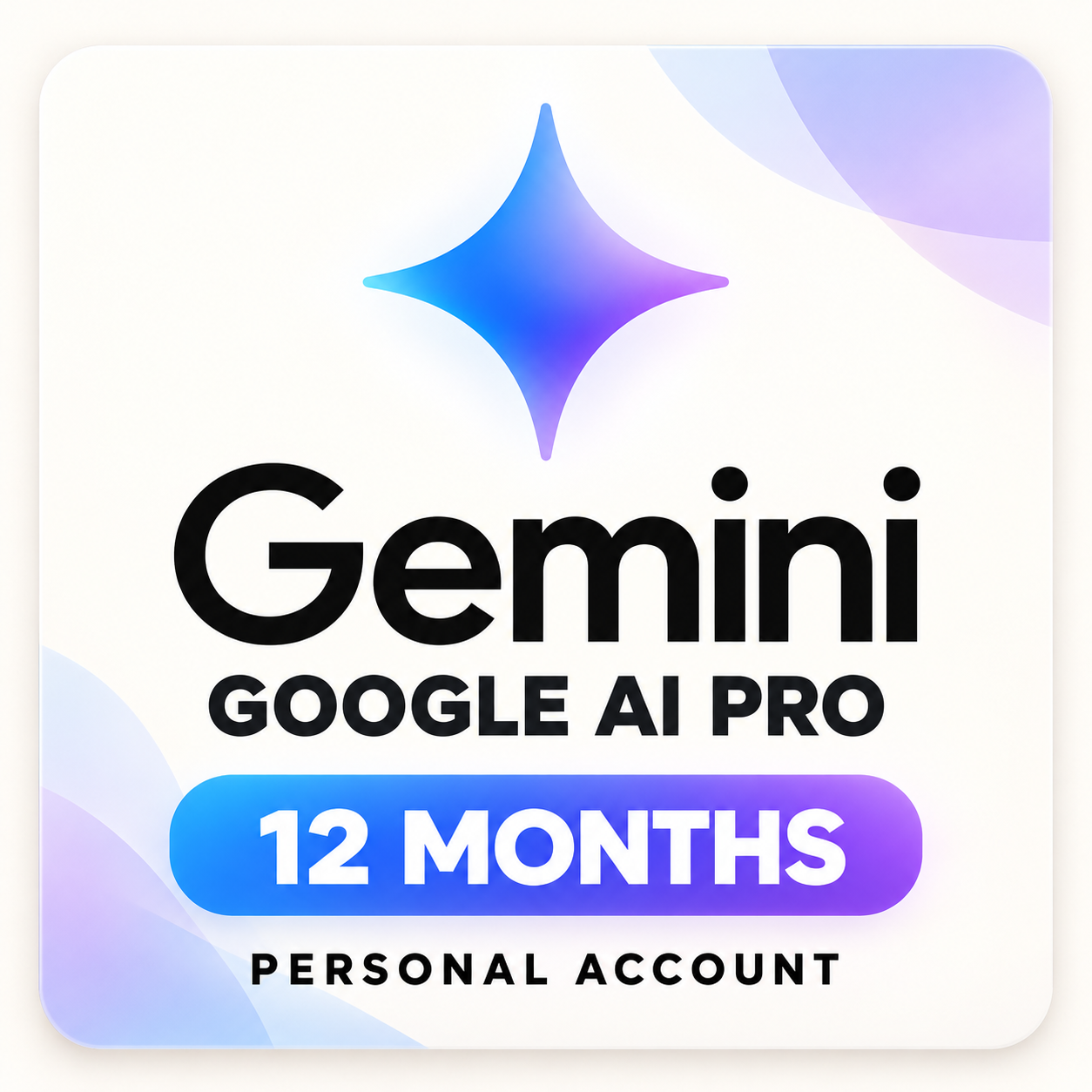 Google AI Pro (Gemini) – 12 Months