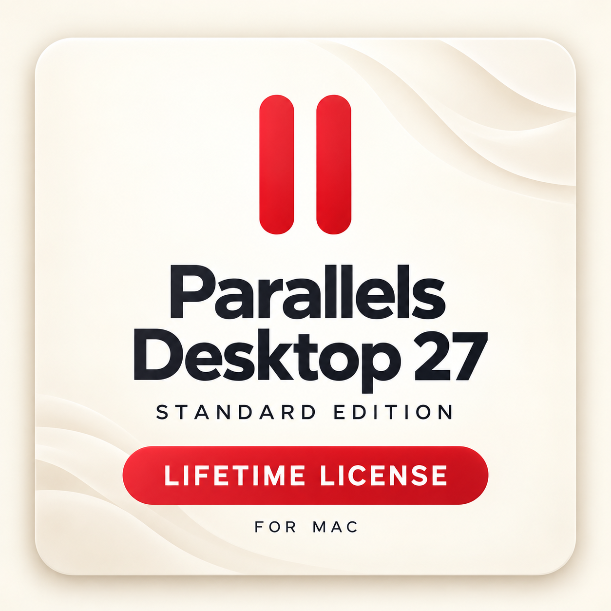 Parallels Desktop 27 Standard Edition lifetime license for Mac